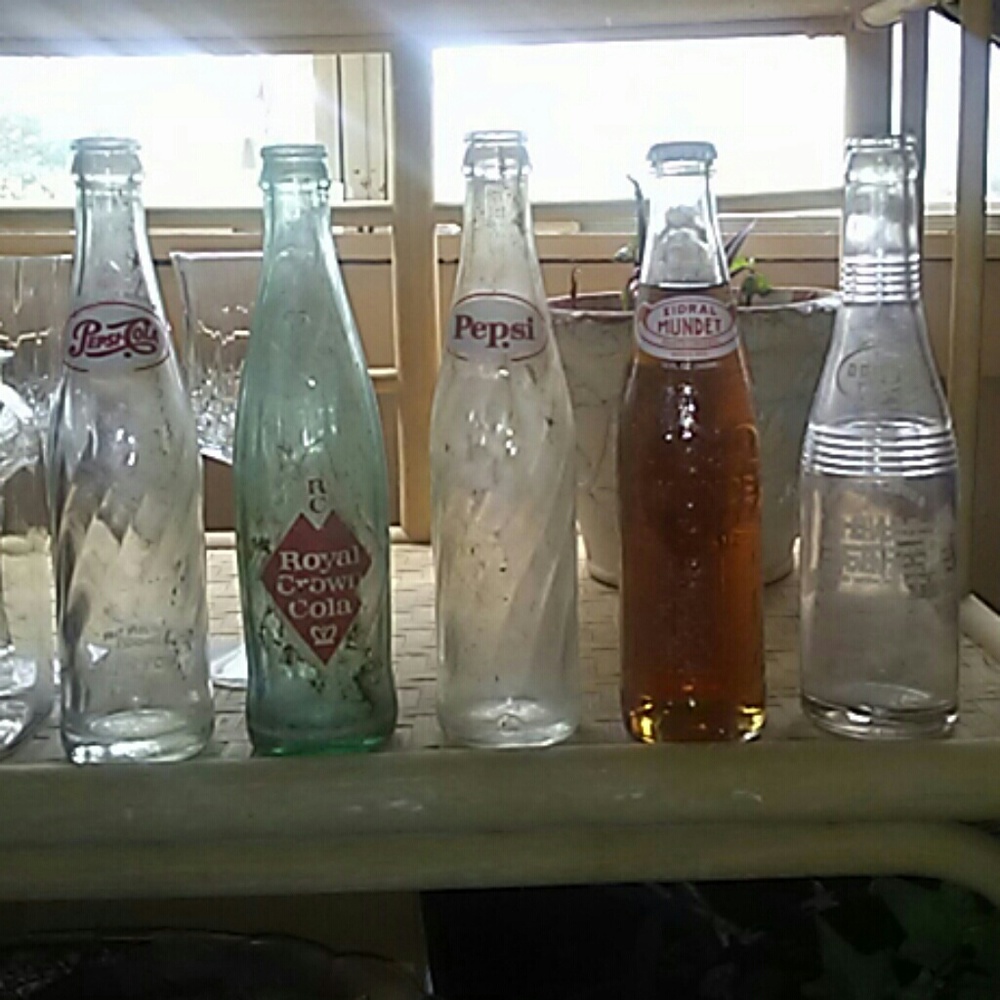 Old vintage bottles